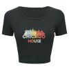 Ladies' Poly-Cotton Crop T-Shirt Thumbnail