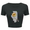 Ladies' Poly-Cotton Crop T-Shirt Thumbnail