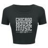 Ladies' Poly-Cotton Crop T-Shirt Thumbnail