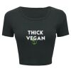 Ladies' Poly-Cotton Crop T-Shirt Thumbnail