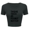 Ladies' Poly-Cotton Crop T-Shirt Thumbnail