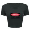 Ladies' Poly-Cotton Crop T-Shirt Thumbnail