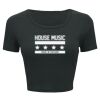 Ladies' Poly-Cotton Crop T-Shirt Thumbnail