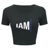 Ladies' Poly-Cotton Crop T-Shirt Thumbnail
