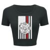 Ladies' Poly-Cotton Crop T-Shirt Thumbnail