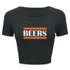 Ladies' Poly-Cotton Crop T-Shirt Thumbnail
