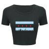 Ladies' Poly-Cotton Crop T-Shirt Thumbnail