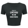 Ladies' Poly-Cotton Crop T-Shirt Thumbnail