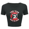 Ladies' Poly-Cotton Crop T-Shirt Thumbnail