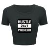 Ladies' Poly-Cotton Crop T-Shirt Thumbnail