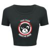 Ladies' Poly-Cotton Crop T-Shirt Thumbnail