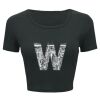 Ladies' Poly-Cotton Crop T-Shirt Thumbnail