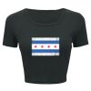 Ladies' Poly-Cotton Crop T-Shirt Thumbnail