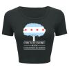 Ladies' Poly-Cotton Crop T-Shirt Thumbnail
