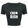 Ladies' Poly-Cotton Crop T-Shirt Thumbnail