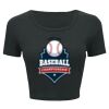 Ladies' Poly-Cotton Crop T-Shirt Thumbnail