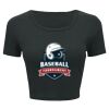 Ladies' Poly-Cotton Crop T-Shirt Thumbnail