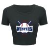 Ladies' Poly-Cotton Crop T-Shirt Thumbnail