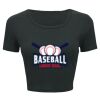Ladies' Poly-Cotton Crop T-Shirt Thumbnail