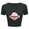 Ladies' Poly-Cotton Crop T-Shirt Thumbnail