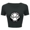 Ladies' Poly-Cotton Crop T-Shirt Thumbnail