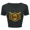 Ladies' Poly-Cotton Crop T-Shirt Thumbnail