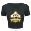 Ladies' Poly-Cotton Crop T-Shirt Thumbnail
