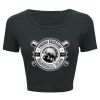 Ladies' Poly-Cotton Crop T-Shirt Thumbnail