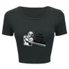Ladies' Poly-Cotton Crop T-Shirt Thumbnail
