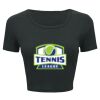 Ladies' Poly-Cotton Crop T-Shirt Thumbnail