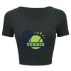 Ladies' Poly-Cotton Crop T-Shirt Thumbnail