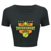 Ladies' Poly-Cotton Crop T-Shirt Thumbnail