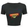 Ladies' Poly-Cotton Crop T-Shirt Thumbnail
