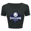 Ladies' Poly-Cotton Crop T-Shirt Thumbnail