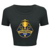 Ladies' Poly-Cotton Crop T-Shirt Thumbnail