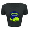 Ladies' Poly-Cotton Crop T-Shirt Thumbnail