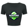 Ladies' Poly-Cotton Crop T-Shirt Thumbnail