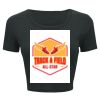 Ladies' Poly-Cotton Crop T-Shirt Thumbnail