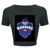 Ladies' Poly-Cotton Crop T-Shirt Thumbnail