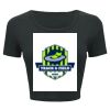 Ladies' Poly-Cotton Crop T-Shirt Thumbnail