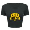 Ladies' Poly-Cotton Crop T-Shirt Thumbnail