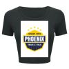 Ladies' Poly-Cotton Crop T-Shirt Thumbnail