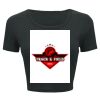 Ladies' Poly-Cotton Crop T-Shirt Thumbnail
