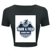 Ladies' Poly-Cotton Crop T-Shirt Thumbnail