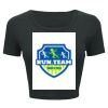 Ladies' Poly-Cotton Crop T-Shirt Thumbnail