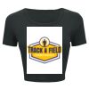 Ladies' Poly-Cotton Crop T-Shirt Thumbnail