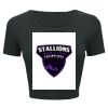 Ladies' Poly-Cotton Crop T-Shirt Thumbnail