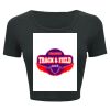 Ladies' Poly-Cotton Crop T-Shirt Thumbnail