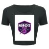Ladies' Poly-Cotton Crop T-Shirt Thumbnail
