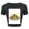 Ladies' Poly-Cotton Crop T-Shirt Thumbnail